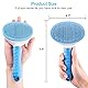 Depets Self Cleaning Slicker Brush, Dog Cat Bunny Pet Grooming Shedding Brush - Easy to Remove Loose Undercoat, Pet Massaging Tool Suitable for Pets with Long or Short Hair Product Image 5