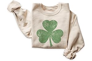 Retro Green Shamrock Sweatshirt: Your Lucky St. Patrick's Day Essential
