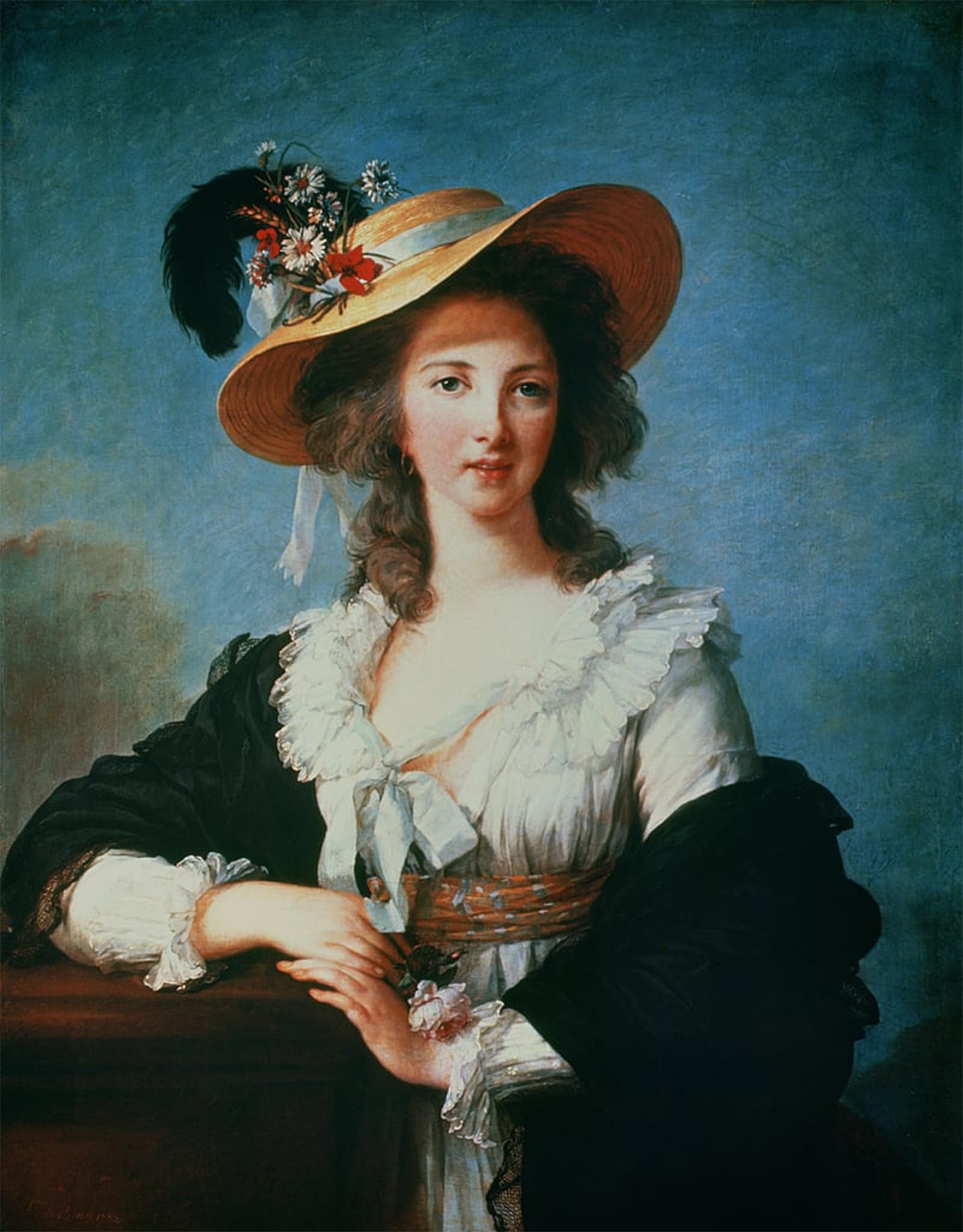 POSTERIIk Vintage Print Pop Art Landscape Artwork Portrait of the Duchess of Polignac by Elisabeth Louise Vigee Lebrun Art Prints for Office Home Decor 60x90cm