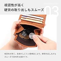 Amazon.co.jp: Lemma Marisco Bifold Wallet, Compact Wallet, Genuine