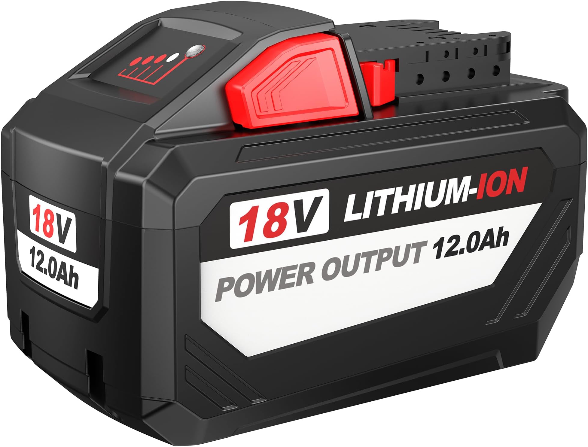 18V 12.0 AH Replacement for Milwaukee Electric Tools M18 High Output HD12.0 Battery Pack Compatible with All Power 18V Milwaukee Power+ Tools