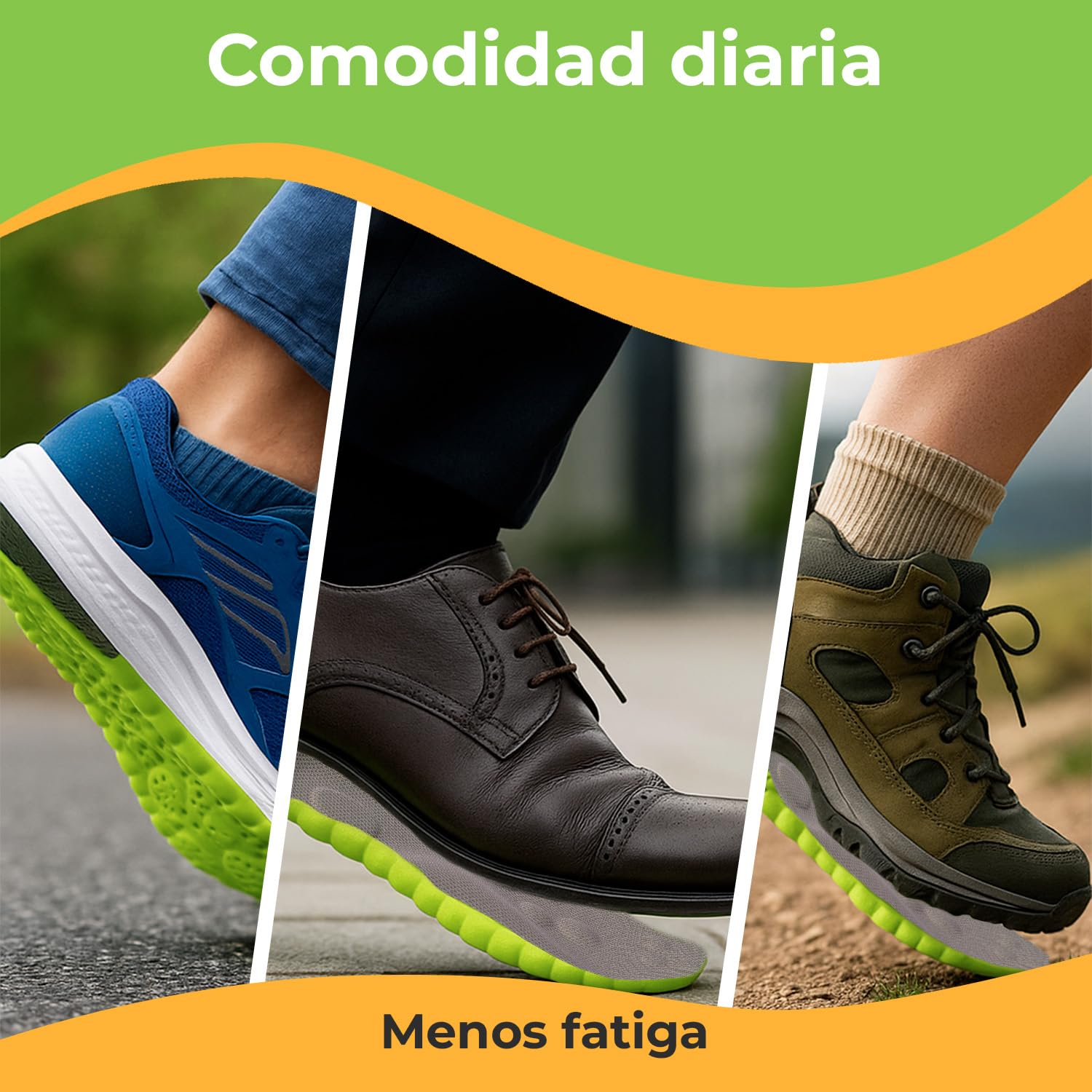 Slim Feet PRO Ortopédica Plantilla Nube Confort XXL 43-44 Amortiguadora Transpirable Antideslizante