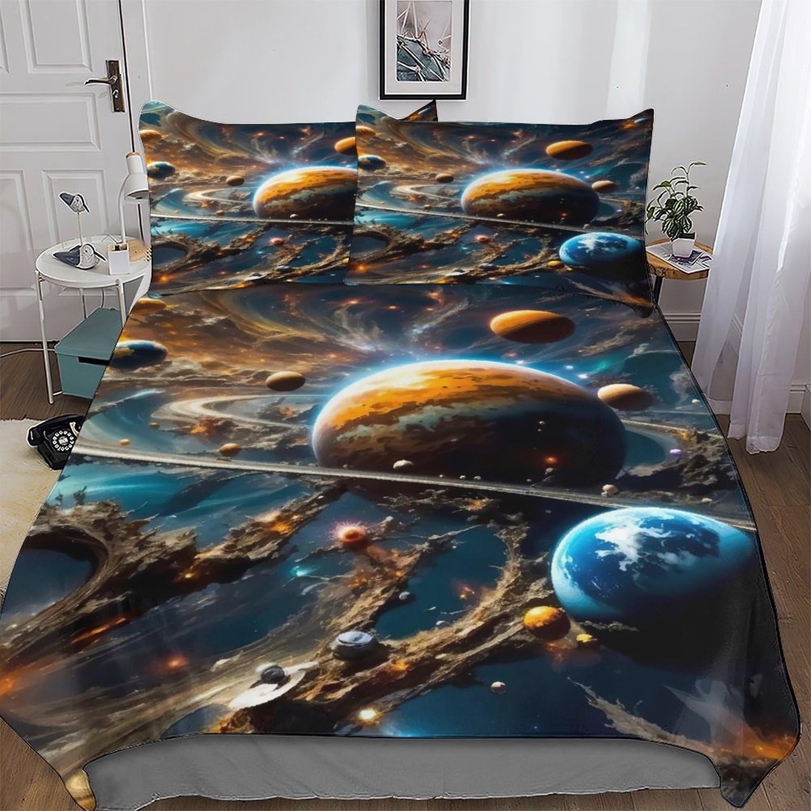 Parure de lit galaxie 3D pour transformer votre chambre en un sanctuaire cosmique