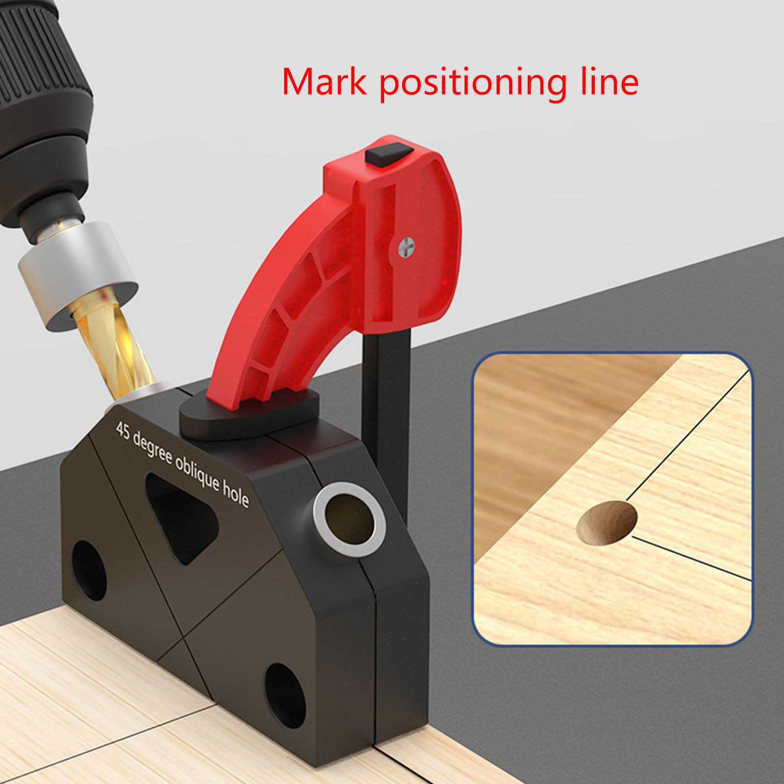Amazon.com: Pocket Hole Jig Kits 45 Degree Woodworking Drilling