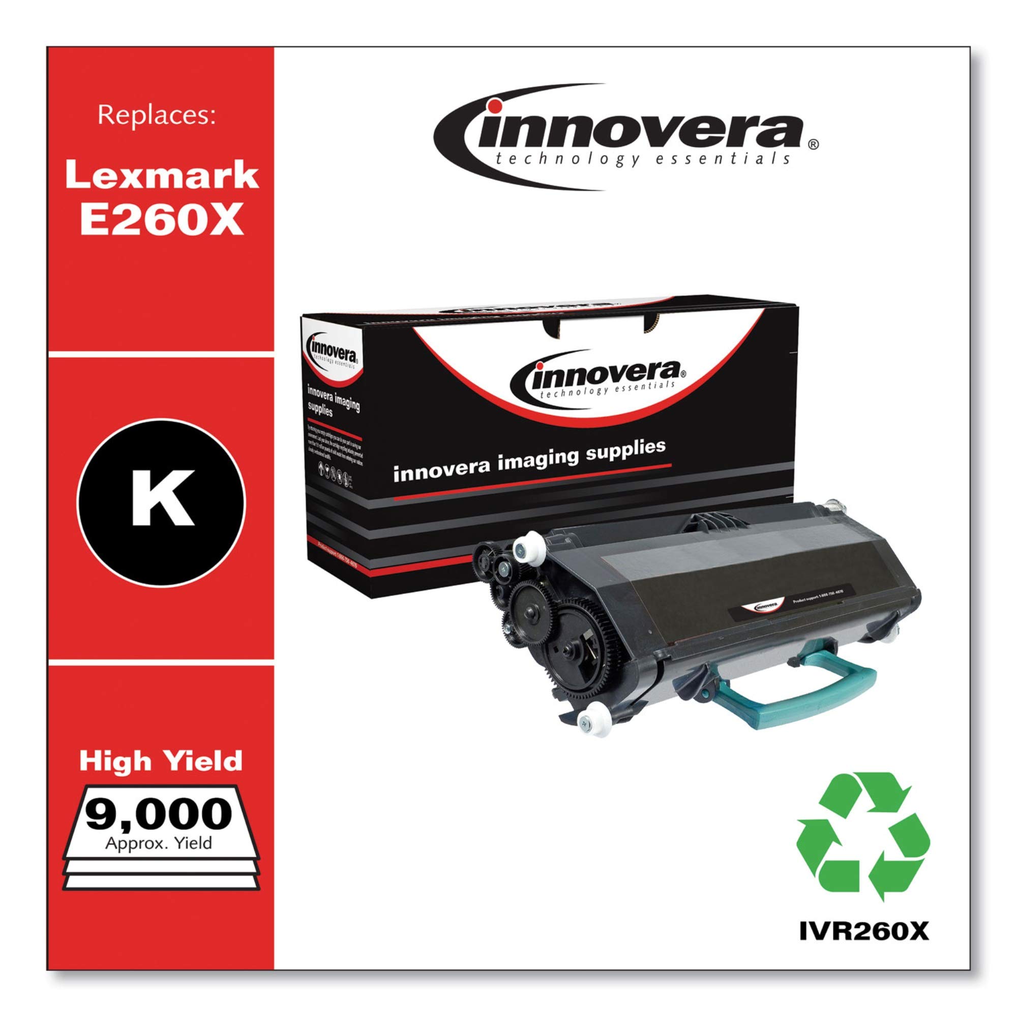 Innovera E260X Toner,TONER,LEX E260X,HY,BK