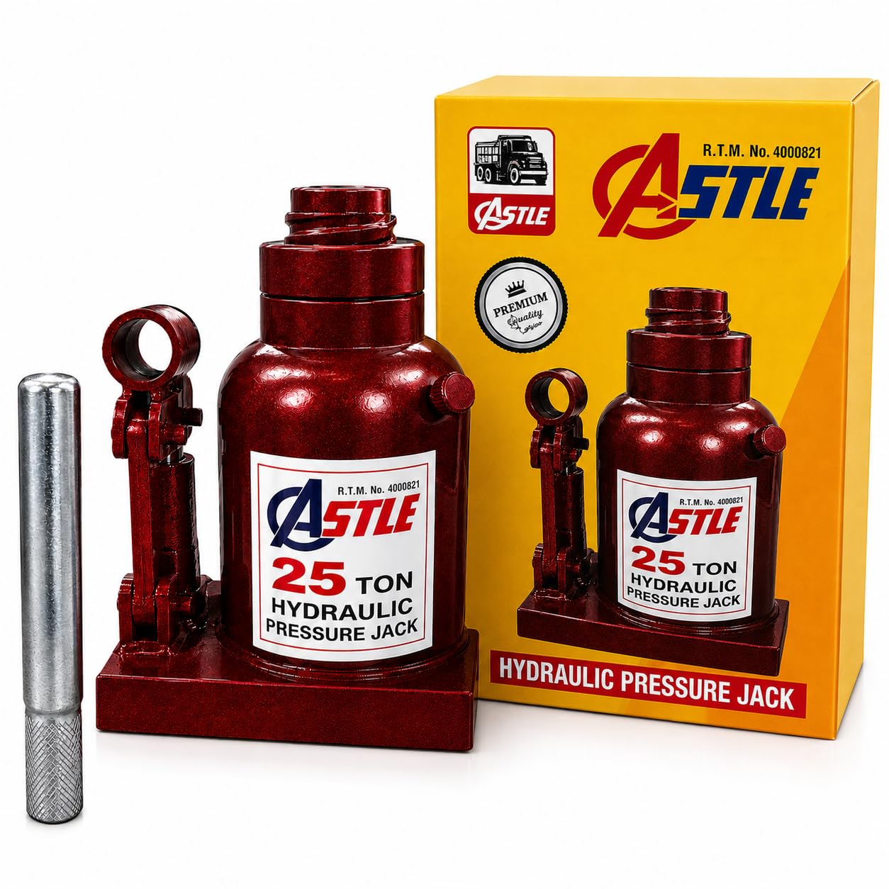 Astle Heavy Duty 25 TON Hydraulic Pressure Jack l Industrial Grade l Suitable for Car, Small Utilty Vehicle,SUVs and Small Truck and Loader-image-32