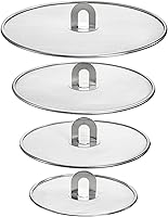 Nicunom 4-Pack Stainless Steel Splatter Screens (13", 11.5", 10", 8") - Foldable Grease Guards for Frying Pans, Burn Protection & Easy Clean Kitchen Essential