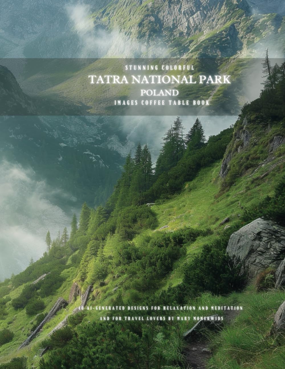 Stunning Colorful Tatra National Park Poland Images Coffee Table Book: 40 AI-Generated Designs for Relaxation and Meditation and for Travel Lovers