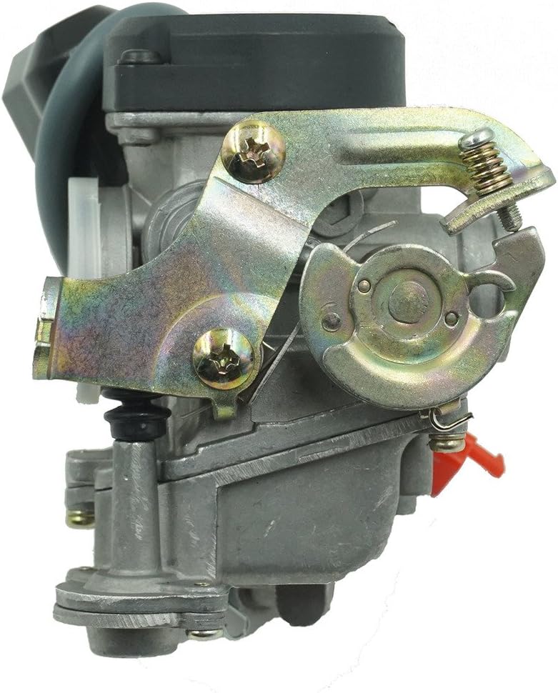Glixal ATMT1-073-1 20mm Performance Big Bore CVK Carburetor with Electric Choke for Chinese GY6 49cc 50cc 80cc 100cc Scooter Moped ATV Go Kart Quads Buggy 139QMB 139QMA PD18J Carbs