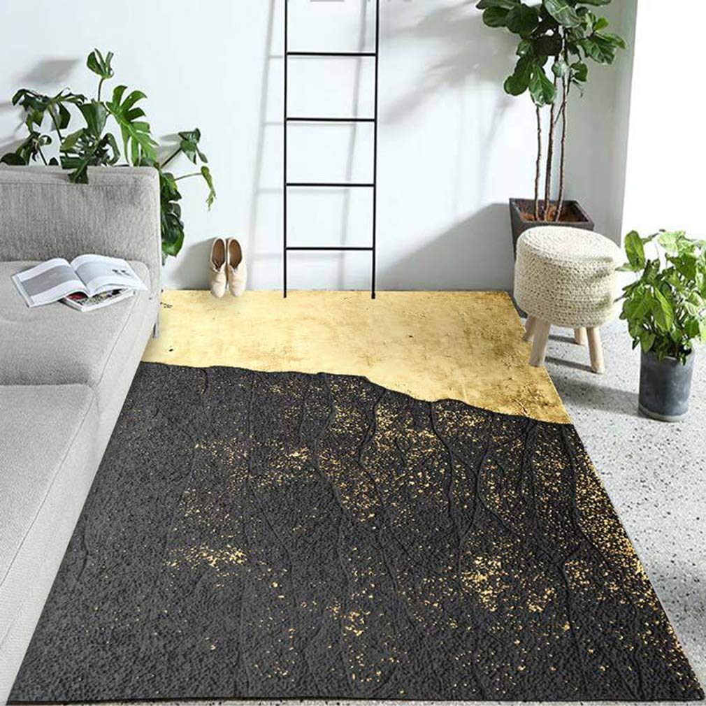 Buy MOXIC Soft Luxury Abstract Art Living Room Area Rugs Rectangular Children Crawling Bedroom Rug Fleece Anti-Slip Carpets Nordic Modern Home Decor Mats Indoor Outdoor Runners Nursery 4' X 5.2' — BookShops.in