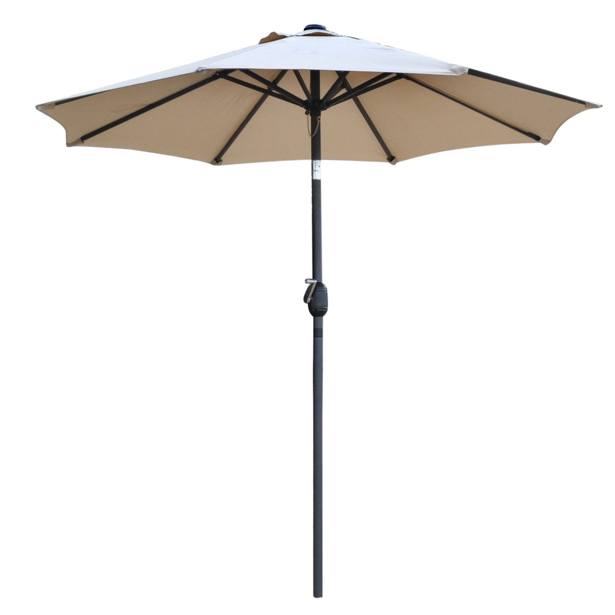 Amazon Com Snail 7 2 Tilting Small Patio Umbrella Sunshade 1000 Hours Fade Resistant Outdoor Porch Table Umbrella With Push Button Tilt 8 Ribs Beige Garden Outdoor