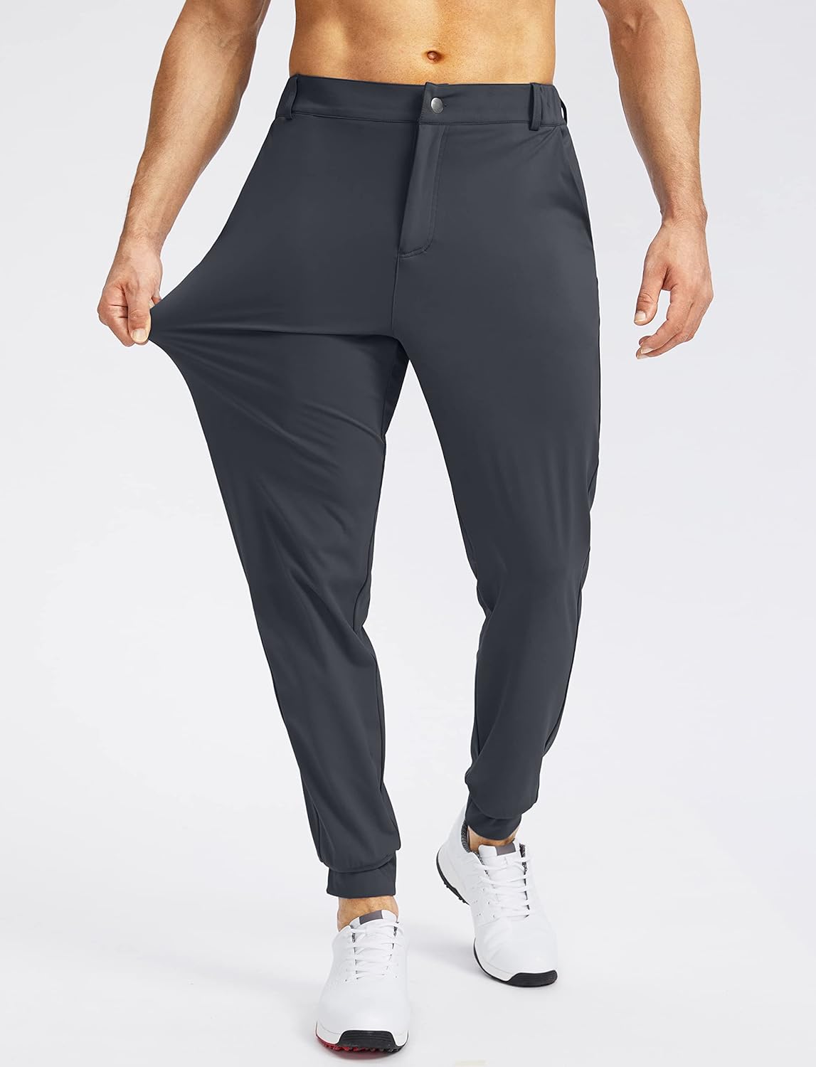 Soothfeel Men's Golf Joggers Pants with 5 Pockets Slim Fit Stretch Sweatpants Running Travel Dress Work Pants for Men - Image 2
