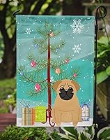 Vista 868 de Caroline's Treasures BB4243GF Bandera de jardín con texto en inglés «Merry Christmas» con texto en inglés «Merry Christmas», bandera decorativa