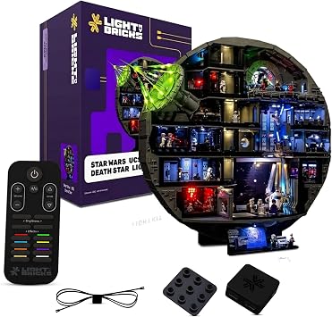 LED Light Kit for LEGO Star Wars UCS Death Star 75419 with 2.0 Remote Control Pack DIY Lighting Accessories for UCS Display Model Not Included