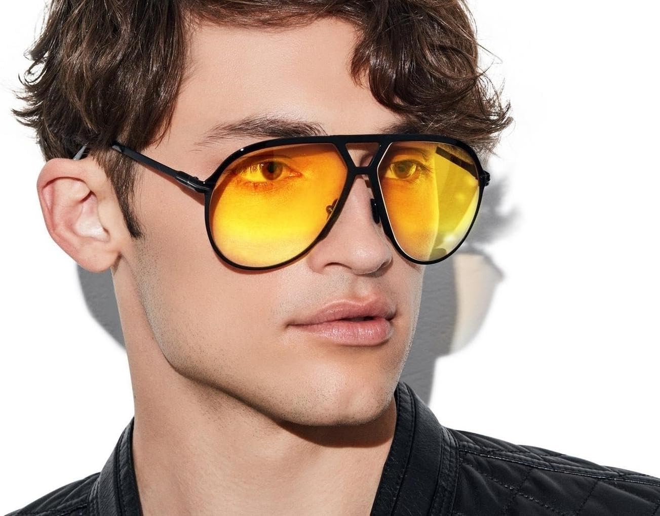 Retro Aviator Sunglasses for Women Men Oversized Classic 70s Vintage Trendy Tangle Free Square Aviators Sun Glasses - Image 8