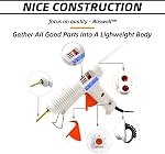 Full Size Hot Glue Gun, 150W Power with 3 Copper Nozzles Temperature Adjustable Craft Repair Tool Professional Melting Glue Gun DIY Thermo Tool Include 5Pcs Highly Viscous Glue Sticks