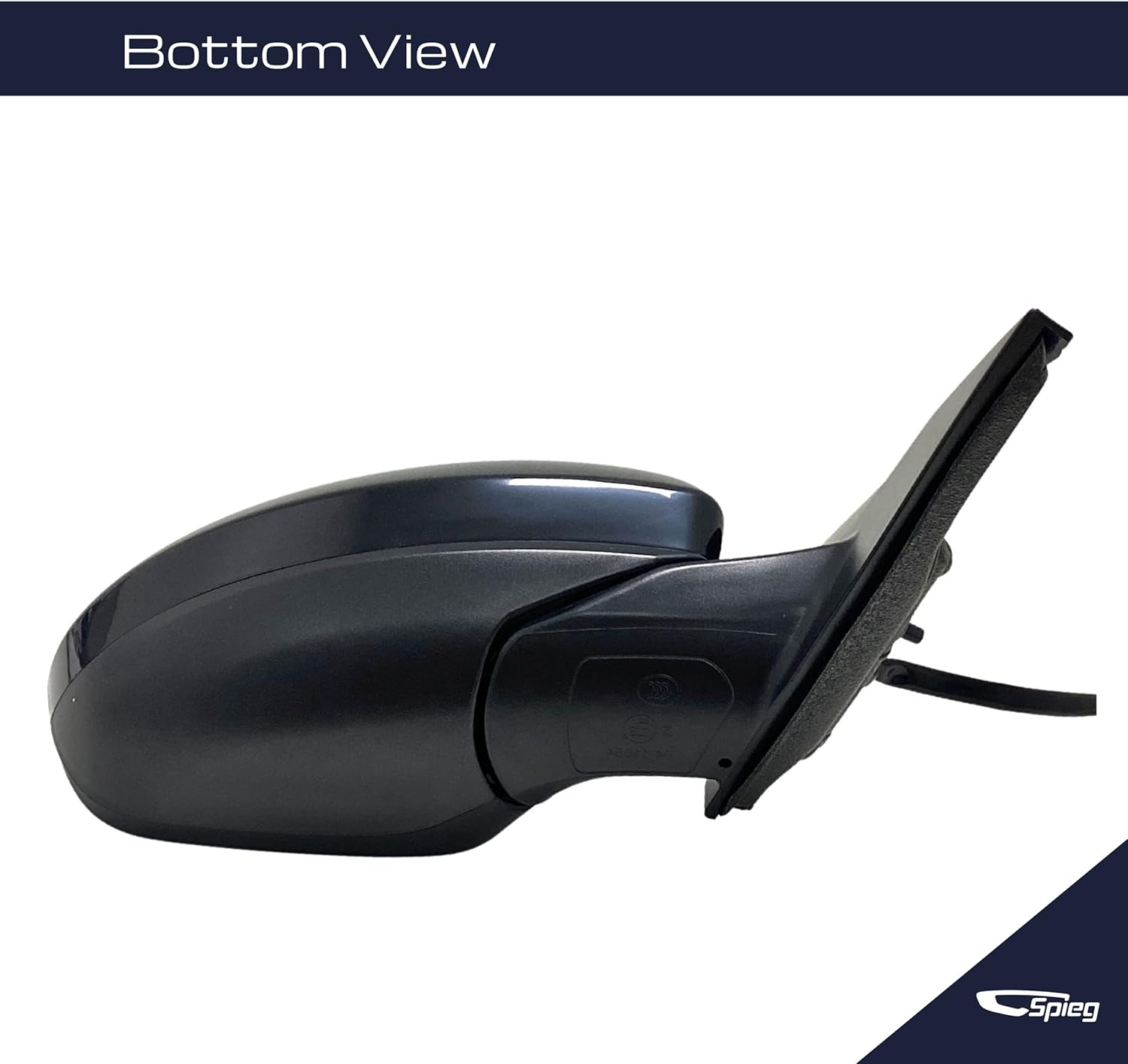 Spieg Passenger Side Mirror for 2019-2025 Nissan Altima Power Adj Non-Heated Glass Black 3 Pins Right NI1321311