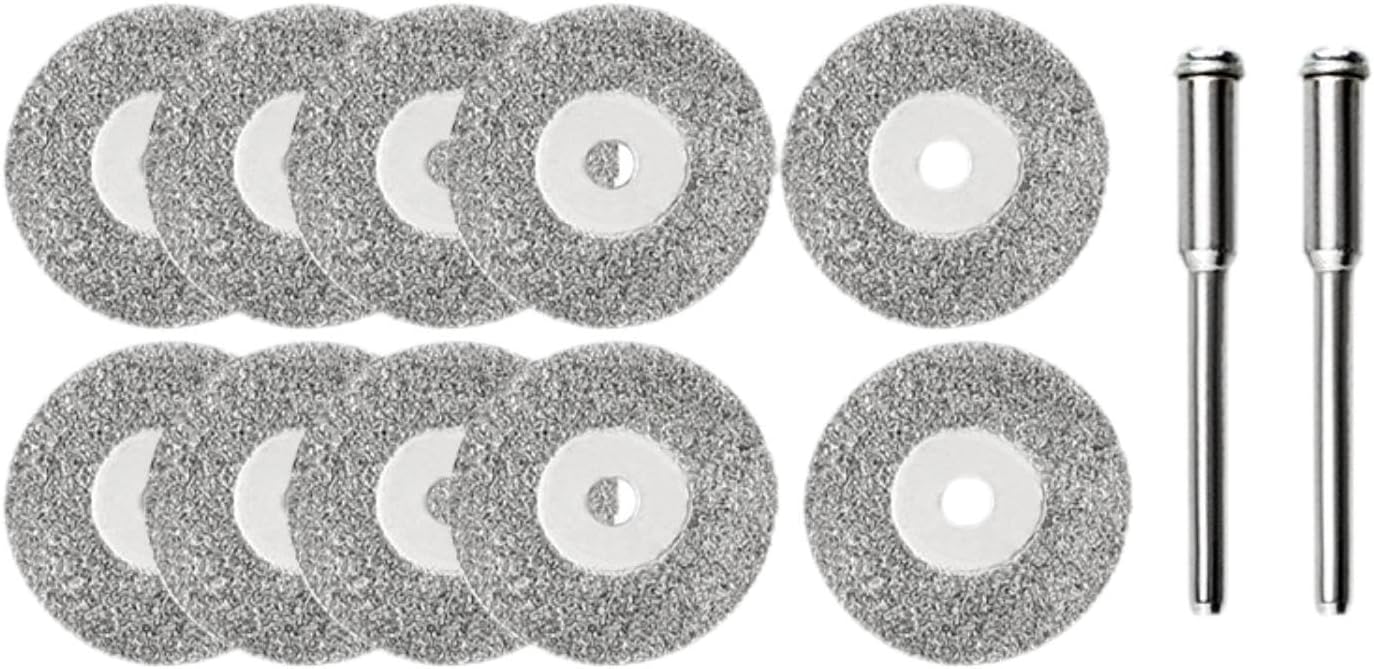 10 Pieces Cutting Disc Premium Cutting Wheel for Marble Rotary Tools Ceramic Without Hole