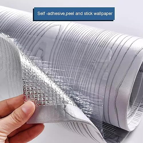 Miniatura 3 de Panel de pared 3D con textura de grano de madera, papel tapiz impermeable, papel tapiz autoadhesivo insonorizado, adecuado para sala de estar y