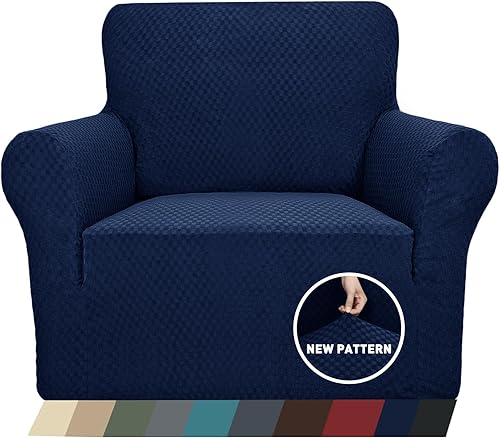 ZNSAYOTX - 1 funda jacquard para sofá de sala de estar, de alta elasticidad con brazos, antideslizante, apta para mascotas, protector de muebles