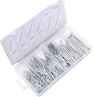 Vista 5 de Glarks Kit surtido de pasadores de chaveta chapados en zinc resistente de 555 piezas