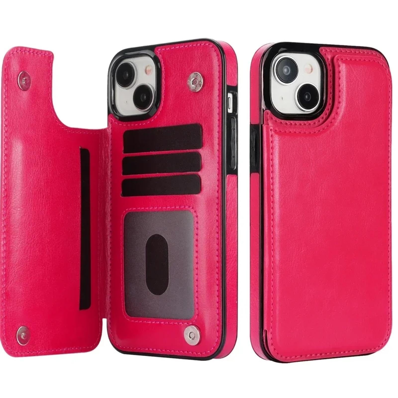 Amazon.co.jp: RNOZX iPhone 12 Pro Max用ウォレットソリッドダブル