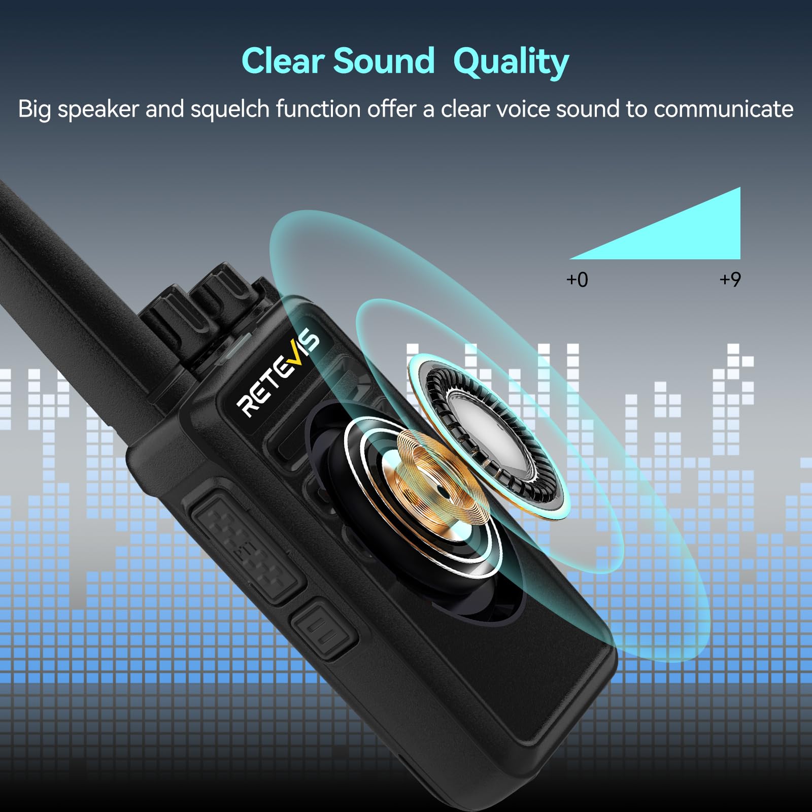 Retevis RT668H Talkie-Walkie, Talkie Walkie Rechargeable avec Écran Masqué, Barre de Progression de Charge, Chargeur 10 en 1 avec Écouteurs, Ensemble Talky Walky pour Hôtel, Sécurité(Noir, 10 Pièces)