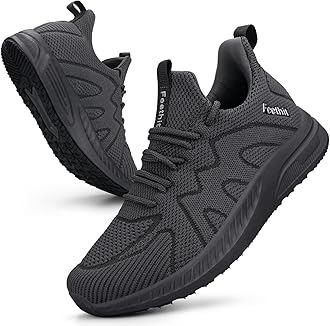 FeethitWomen Trainers Casual Sneakers Lightweight Breathable Walking Shoes Gym Sport Tennis
