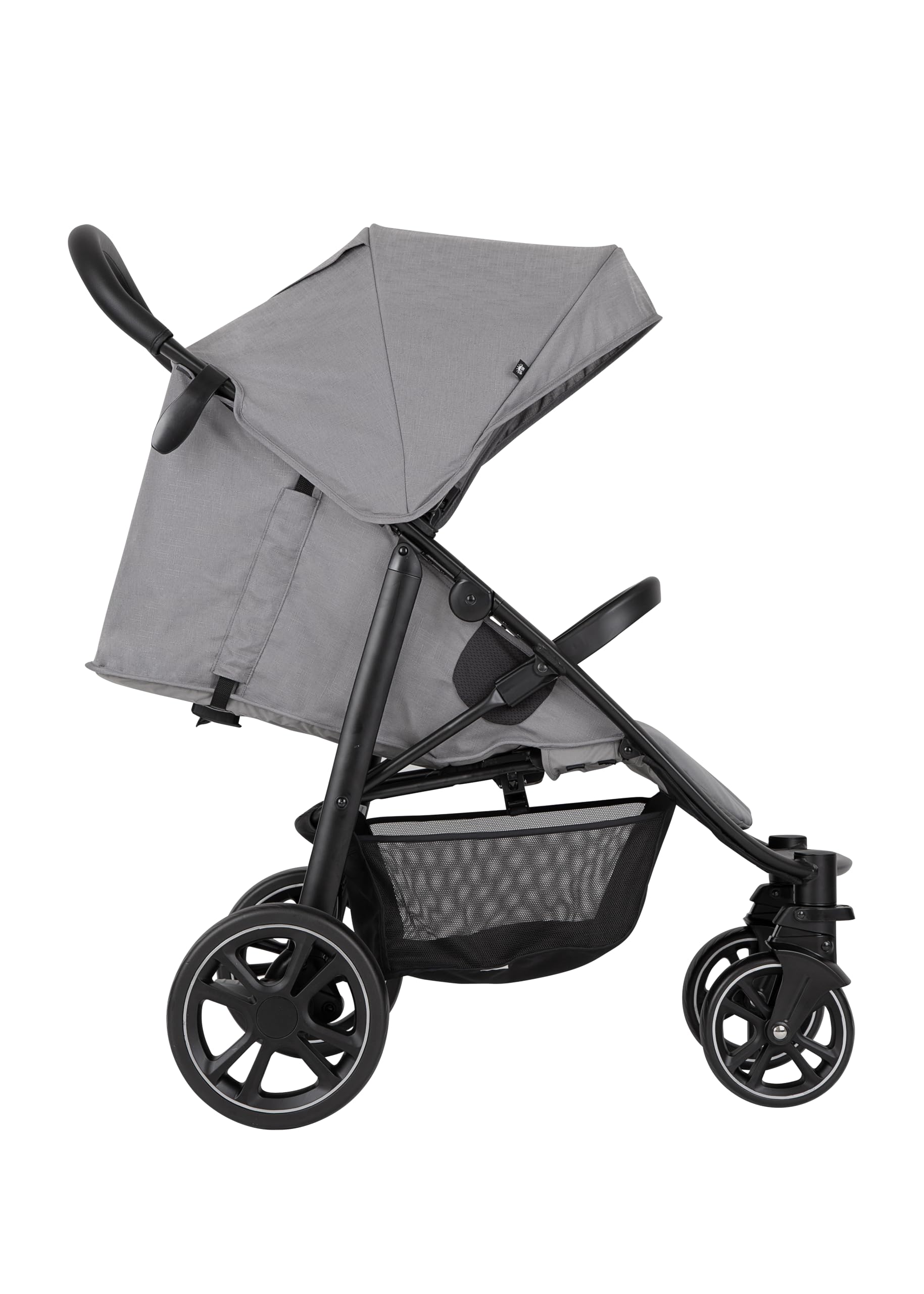 Graco EeZeFold Poussette à pliage rapide, de la naissance à environ 3 ans (0-15kg), avec habillage pluie, gris, Steeple Gray