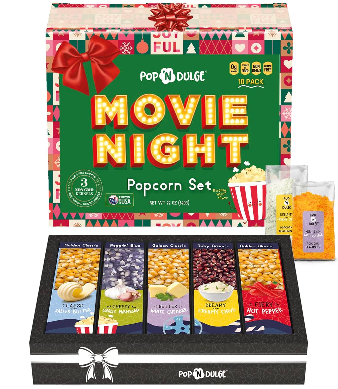 Movie Night Gift Baskets Popcorn Gifts for Christmas