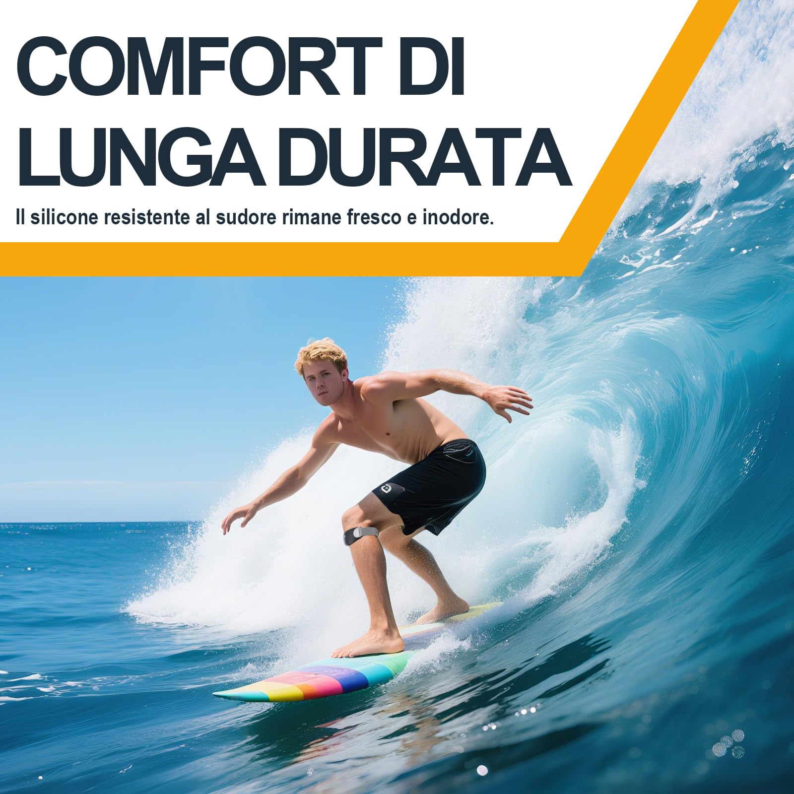 Ginocchiera Rotulea Regolabile Antiscivolo, Fascia di Supporto Tendine Rotuleo per Tendinite, Ginocchio del Saltatore, Corsa Basket Squat, 1 Pezzo con 2 Fasce Intercambiabili Adulti Adolescenti