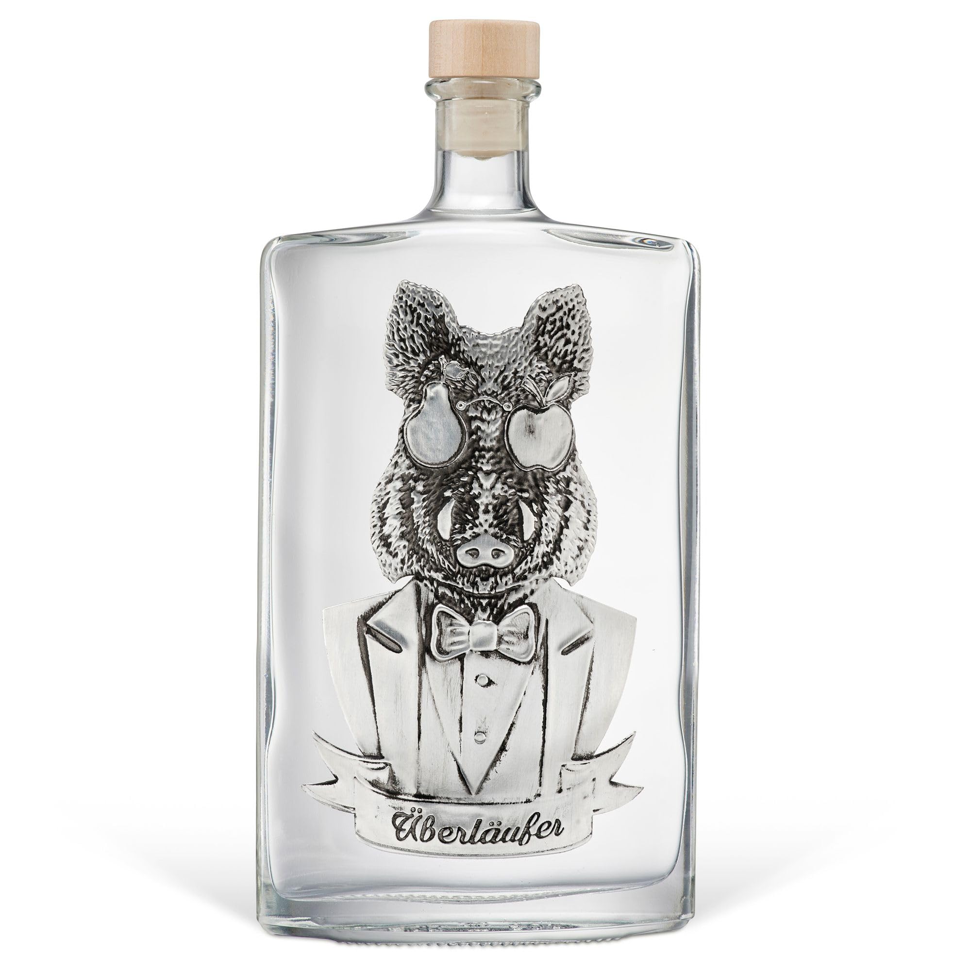 Edel-Obstbrand Überläufer (Brandy) aus Äpfeln & Birnen (0,5 l) / Geschenk für Männer, Sammler und Jäger