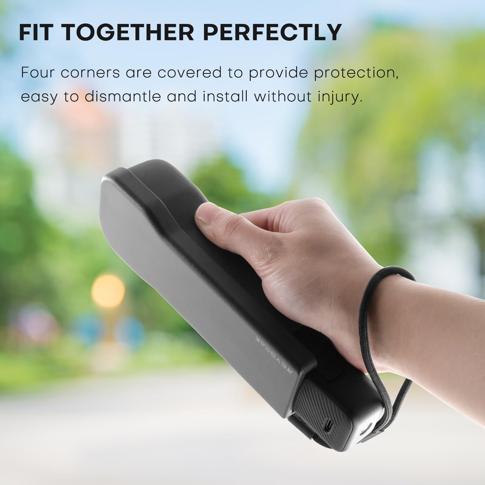 REYGEAK per DJI Osmo Pocket 3 Gimbal Lens Cover protettiva, Portable Pocket 3 Protective Cage, Pocket 3 Accessori Custodia rigida Cover protettiva resistente