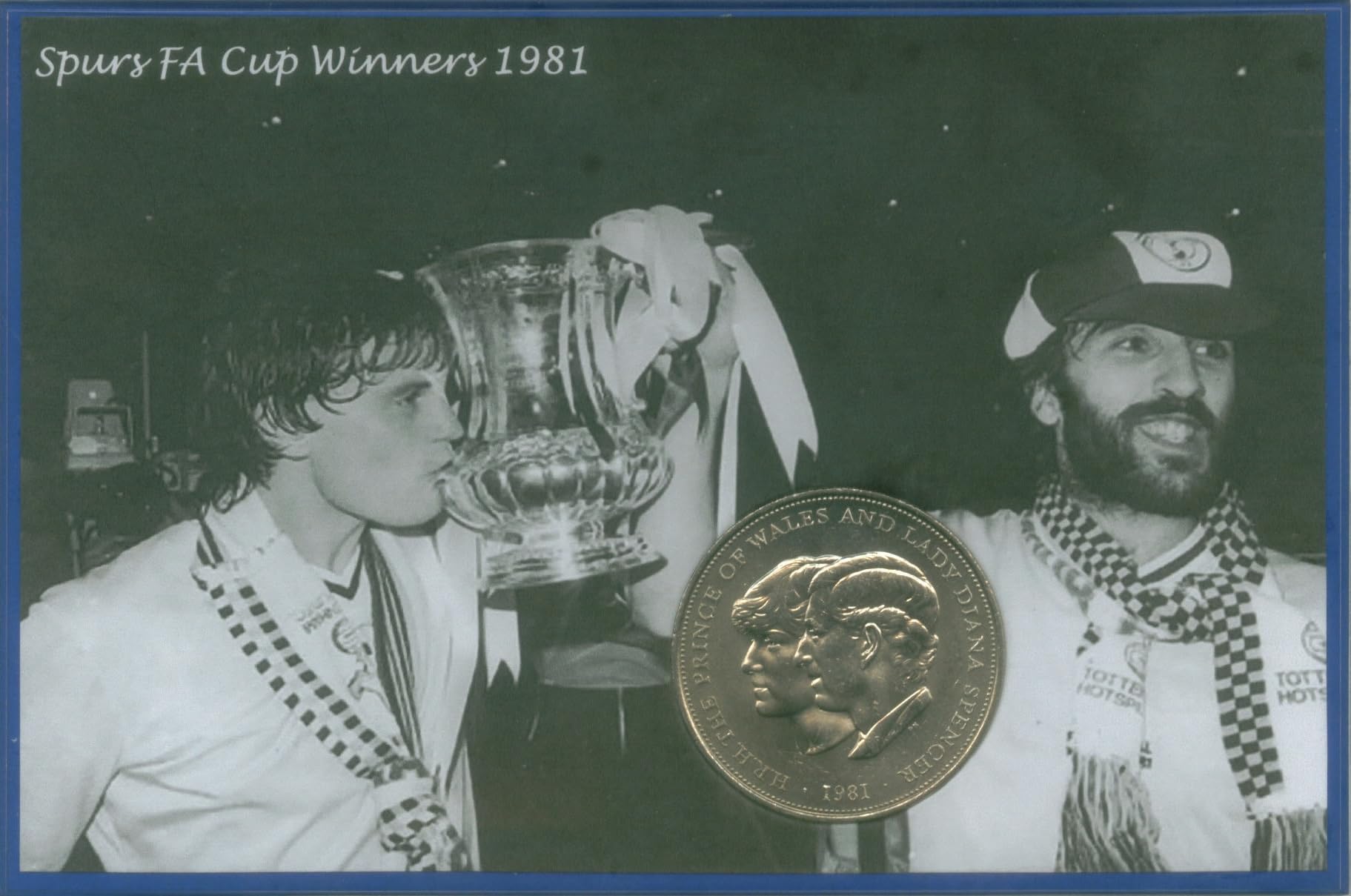 Spurs Tottenham Hotspur Vintage FA Cup Final Winners Retro Coin Present Display Gift Set 1981