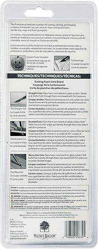 Miniatura 5 de Nogal Hollow profesional HOT para cortar y cuchillo de trinchar Espuma Making plantillas y vinilo de corte & de plástico