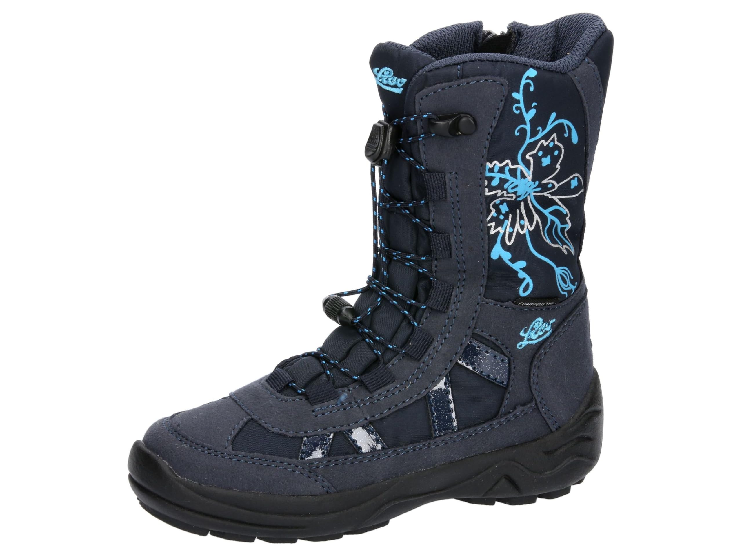 Lico Girls' Aldina Snow Boots, navy blue, 11.5 UK Child