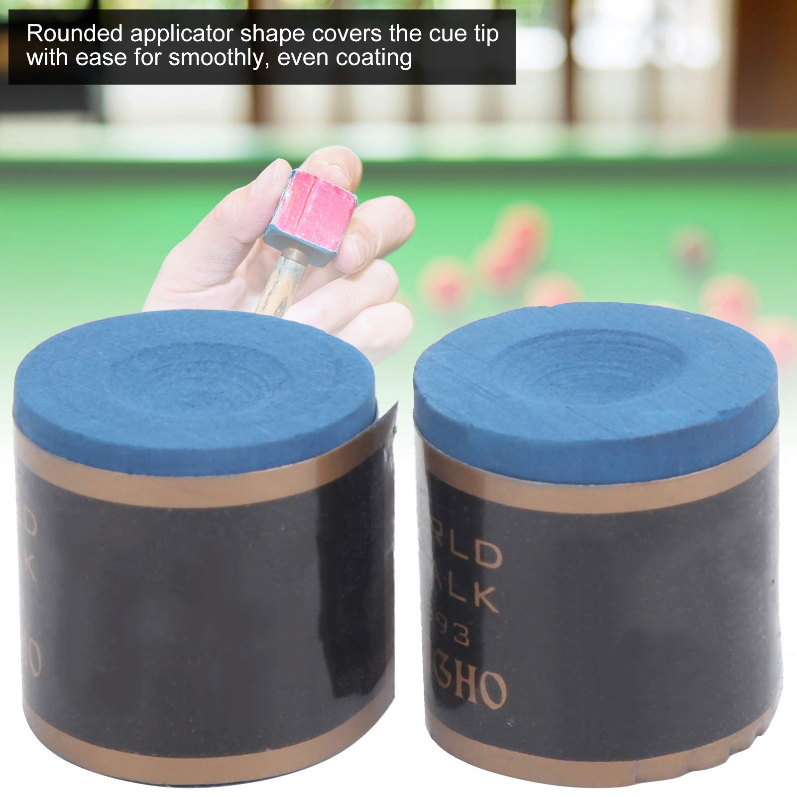 Pwshymi 2 Pièces Embouts de Queue de Billard Craie Antidérapante Bâton de Table de Billard Craie Queue de Billard Poudre à Frotter Accessoires de Billard pour Les Amateurs de Billard(Bleu Pwshymi 2 Pièces Embouts de Queue de Billard Craie Antidérapante Bâton de Table de Billard Craie Queue de Billard Poudre à Frotter Accessoires de Billard pour Les Amateurs de Billard(Bleu