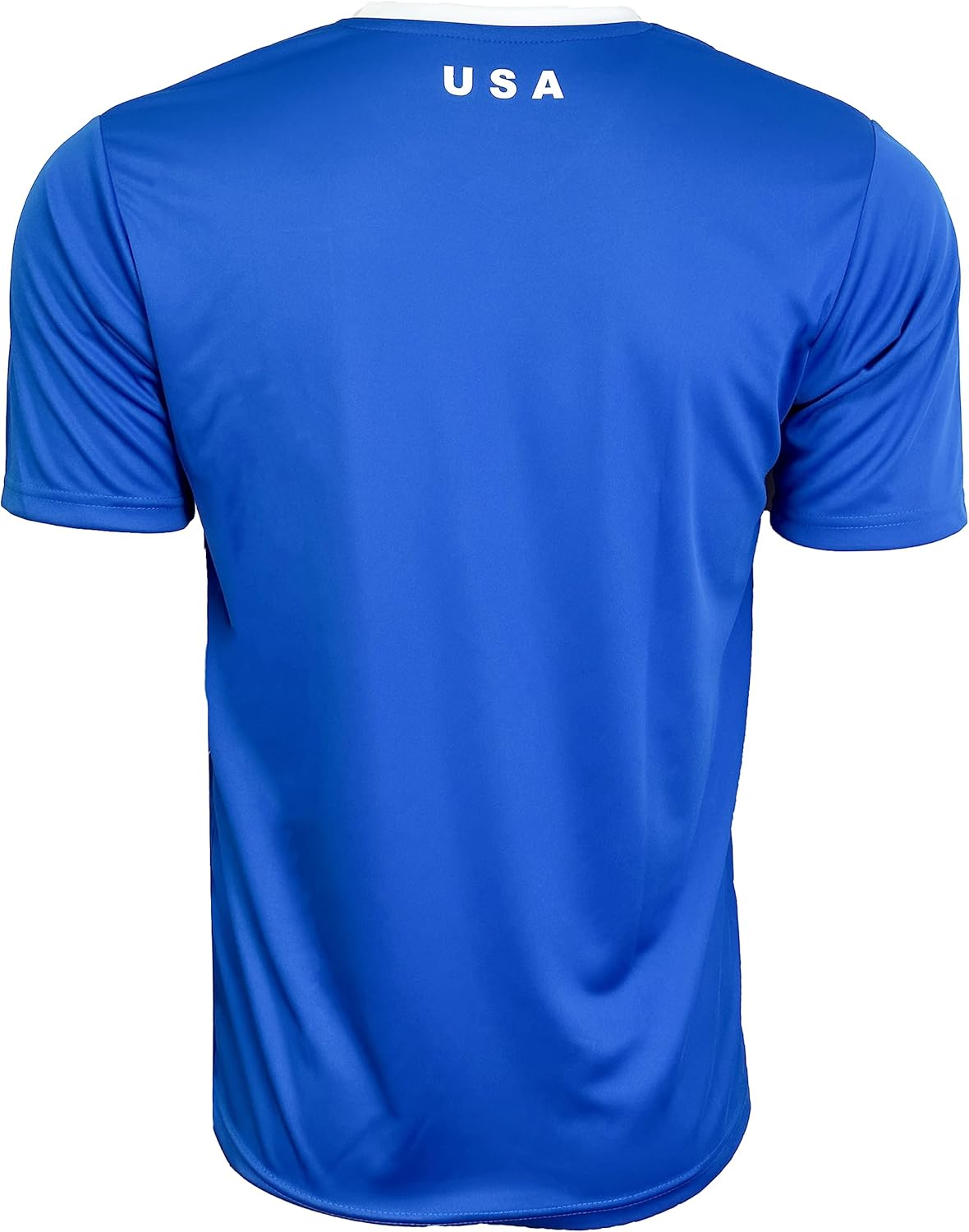 Icon Sports Official Licensed US Soccer USMNT Youth Kids Game Day Shirts Athletic Active Training Game Tee Top | USA55PF, Royal, Large - Image 5