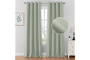 Sage Green Blackout Curtains for an Elegant Bedroom
