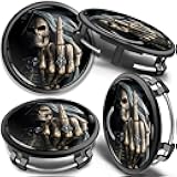 Set of 4 x 75mm Wheel Centre Caps Compatible with Mercedes Benz B66470207 / B66470200 Black CM 25