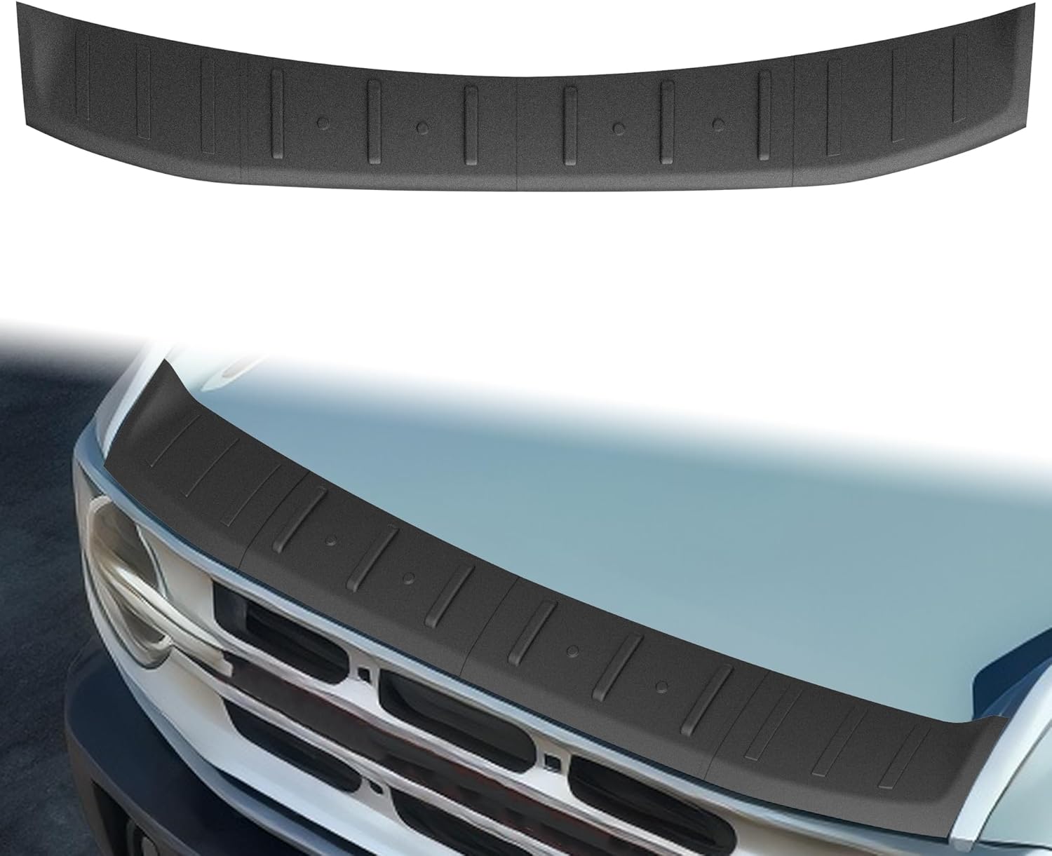 Hood Deflector Fit for Ford Bronco 2021-2024 2025 Accessories Hood Protector Bug Deflectors (Not for Sport) Offroad Bugdeflector TPE Low Profile Bug Shields Fit for Bronco 2025 2021-2024