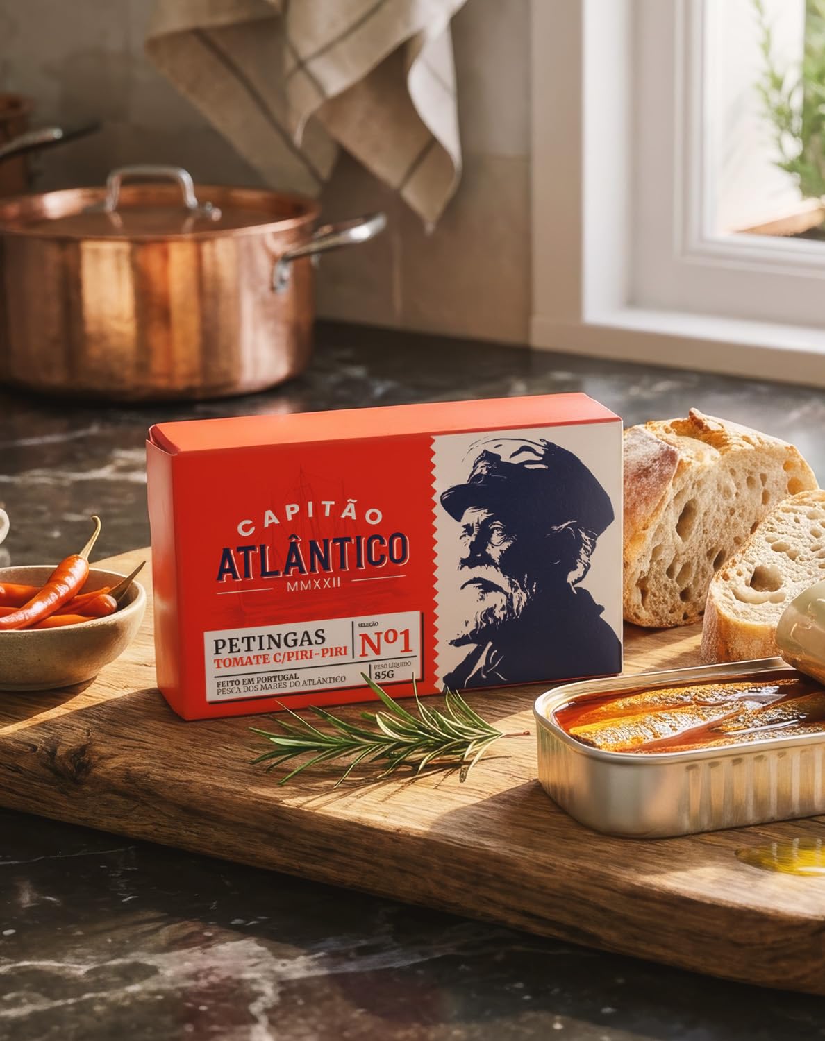Pack Variado de Conservas de Pescado - Lenguas de Bacalao en Aceite de Oliva, Sardinillas en Tomate, Sardinillas en Tomate con Picante, Filete de Atún en Aceite de Oliva - Pack de 4
