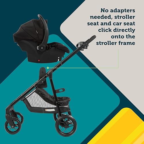 Miniatura 3 de Safety 1st Grow and Go Flex - Cochecito de coche 8 en 1, sistema de viaje para bebés de 4 a 30 libras, juego combinado de cochecito y asiento de