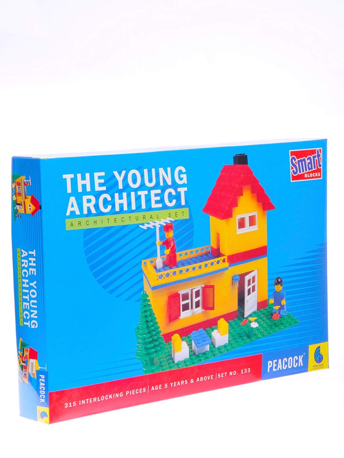 Olympia Toys and Games Multicolor 315Pcs House Building Blocks "Young architect Set"Smooth Rounded Edge pcs for Fun Educational Construction Creative Interlocking Toy Game for Kids,Boys&Girls (B01M17QIR1) Amazon Price History, Amazon Price Tracker
