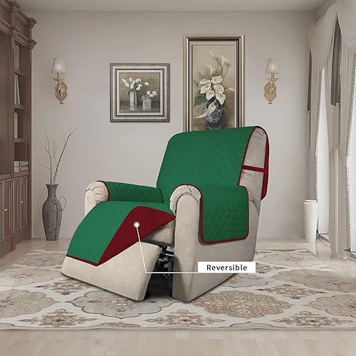 Miniatura 393 de Easy-Going - Funda reversible para sofá, resistente al agua, con varillas de espuma y correas elásticas, protector de muebles para mascotas y perros