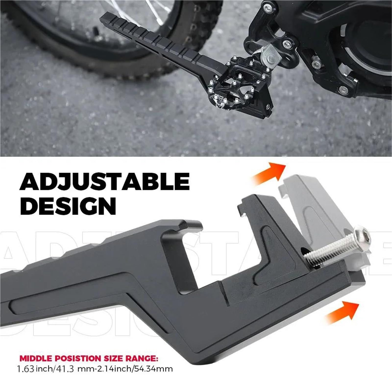 Estensioni per Pedane Passeggero Pedane Estese Motocross Moto da Cross Accessori Fuoristrada per Sur Ron Light Bee XS/X/L1E