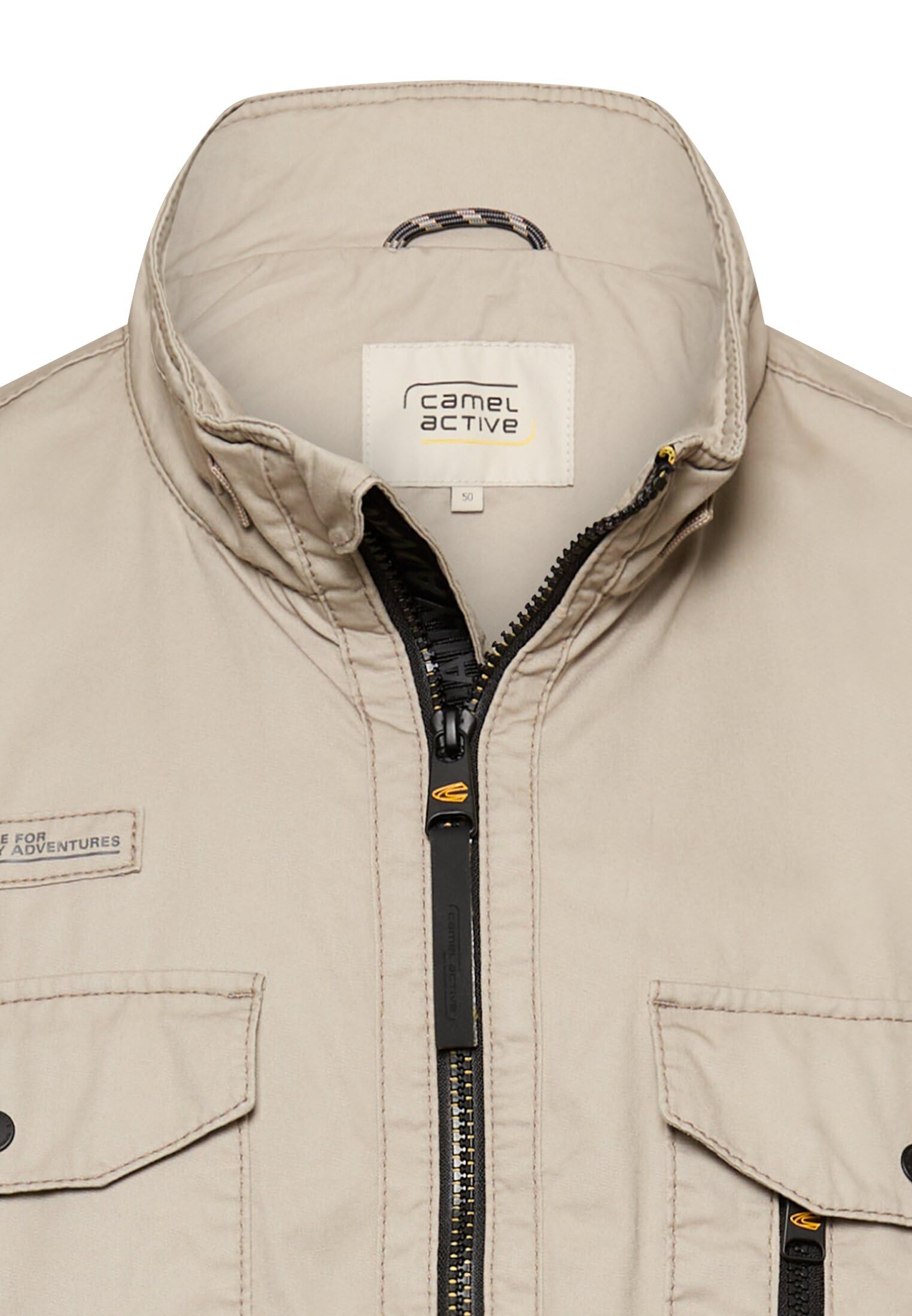 camel active Herren Blouson mit Stehkragen