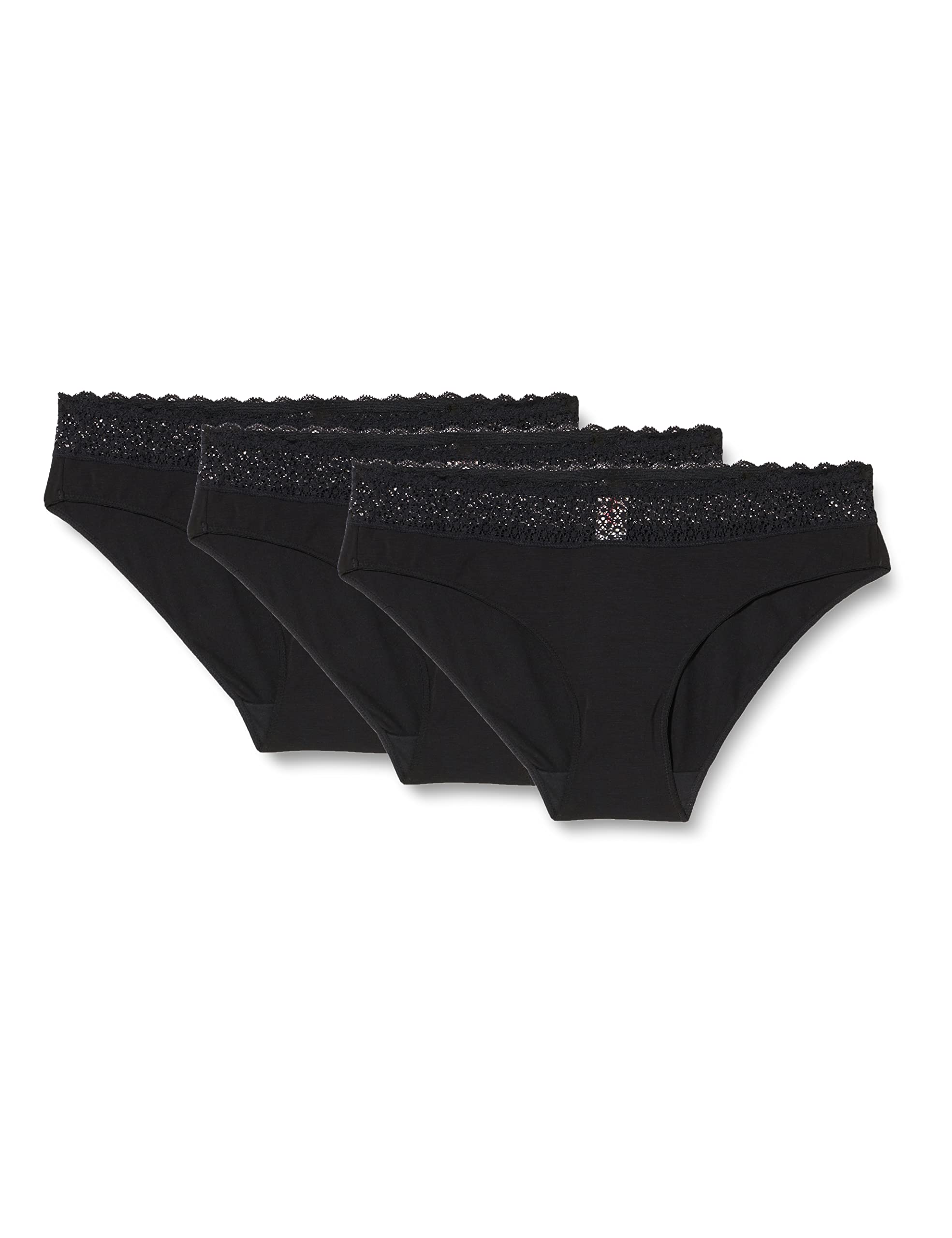 Triumph Women's Feel of Modal Tai 3p Underwear, Black, L