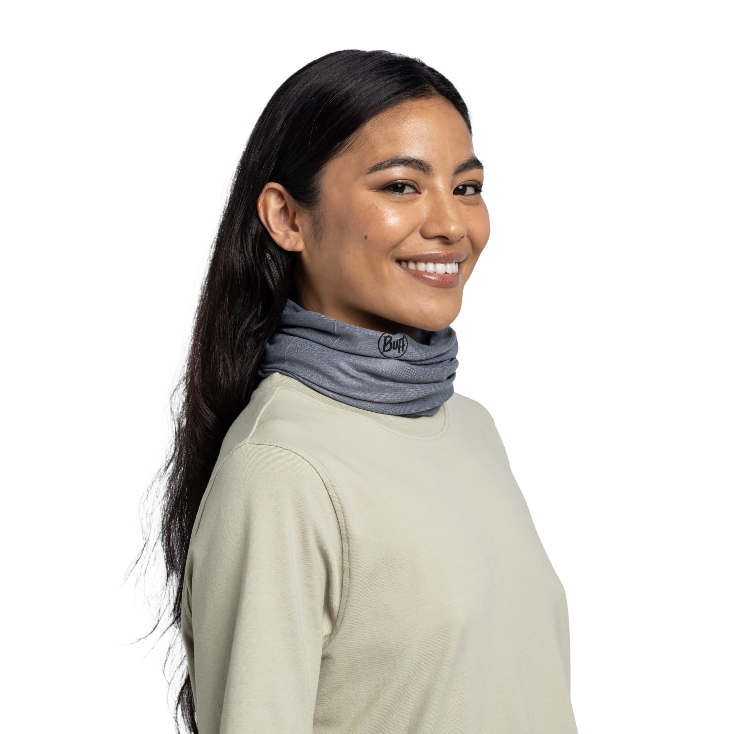 BUFF CoolNet UV® Ash Unisex rozmiar jednoczęściowy dla dorosłych, Popiół, rozmiar uniwersalny