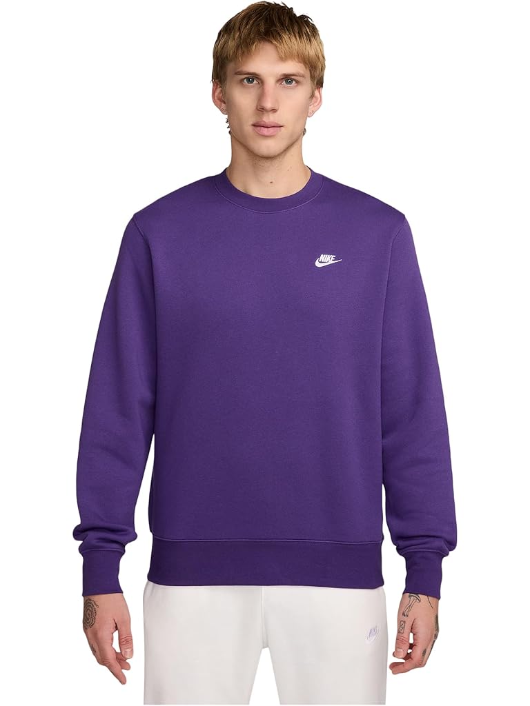 Purple Nike Club Basket Ball Crew